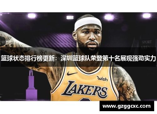 篮球状态排行榜更新：深圳篮球队荣登第十名展现强劲实力
